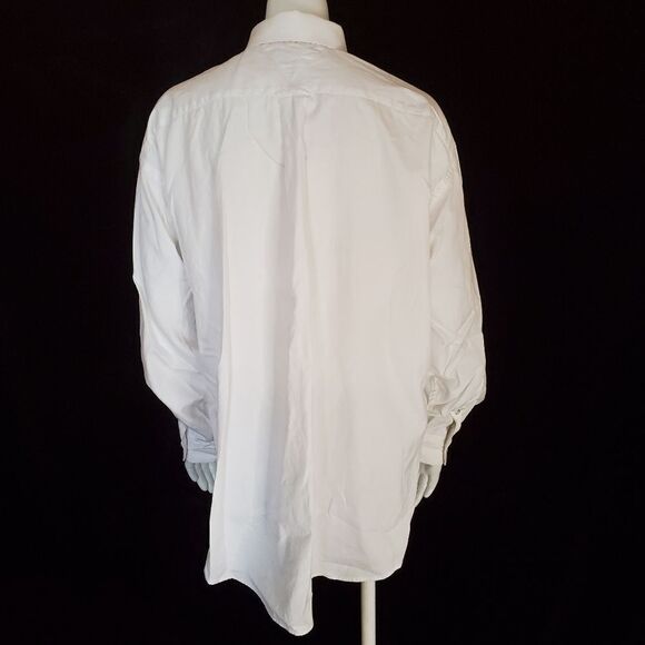 Tommy Hilfiger White Button Down Shirt (17-34) - Picture 4 of 5